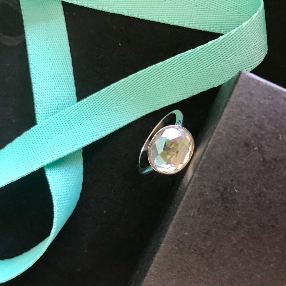 Swarovski crystal ring.